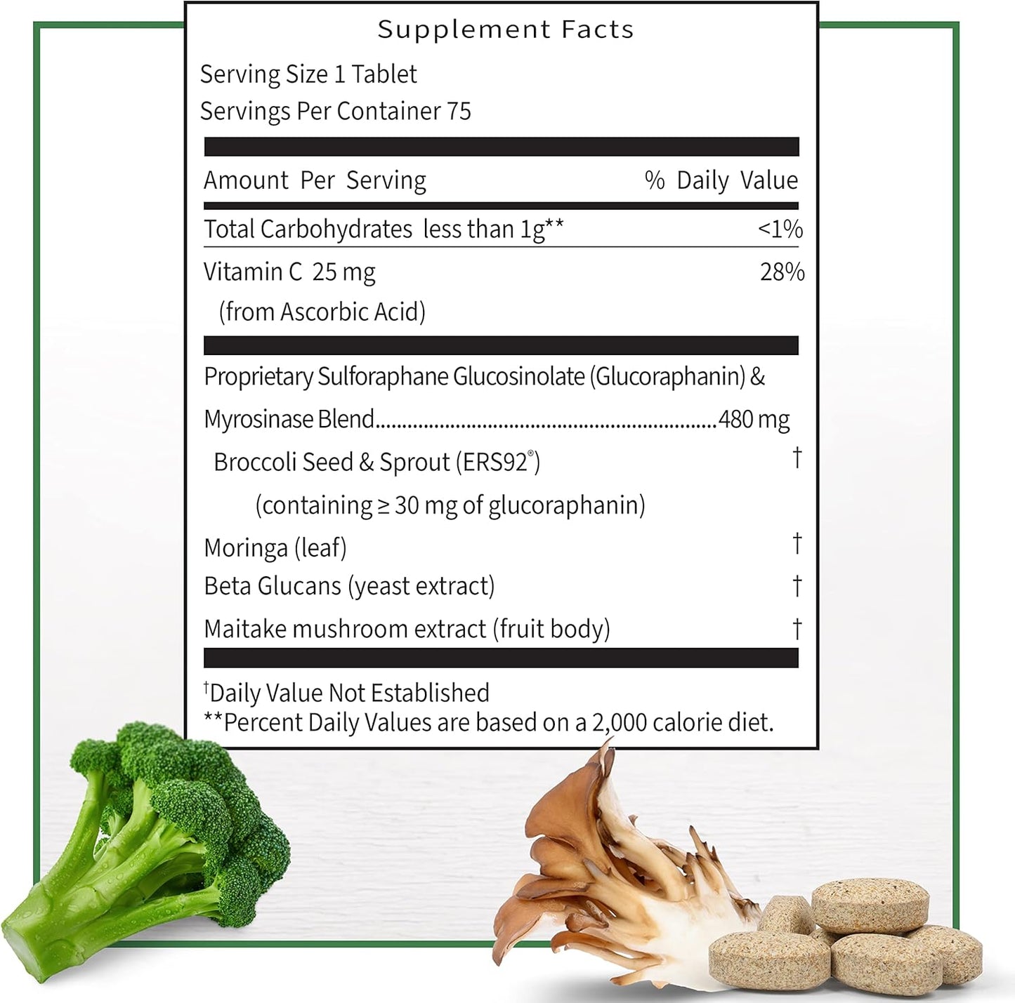 Nutramax Laboratories Avmacol Extra Strength Sulforaphane-Producing Supplement for Detoxification, Antioxidant Support, Immune Health 75 Tablets
